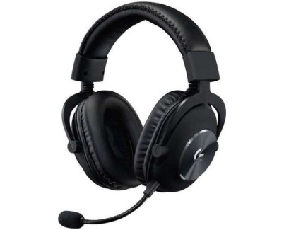 Logitech G Pro X Auriculares Gaming 7.1 con Microfono - Microfono Flexible - Diadema Ajustable - Almohadillas Acolchadas - Altavoces de 50mm - Cable de 2m - Color Negro