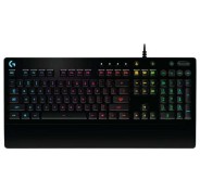 Logitech G213 Prodigy Teclado Gaming USB - Retroiluminacion RGB - Resistente a Salpicaduras - Reposamuñecas - Cable de 1.80m - Color Negro