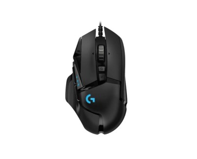 Logitech G502 Hero Raton USB 25600dpi - 11 Botones Programables - Iluminacion LED - Uso Diestro - Cable de 2.10m - Color Negro