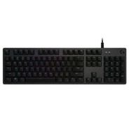 Logitech G512 Teclado Mecanico Gaming USB - Teclas Mecanicas GX Brown - Iluminacion RGB Lightsync - Superficies de Metal - Cable de 1.80cm - Color Negro