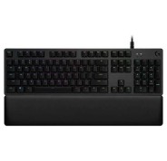 Logitech G513 Teclado Mecanico Gaming USB - Teclas Mecanicas GX Brown - Iluminacion RGB Lightsync - Superficies de Metal - Reposamuñecas de Espuma - Cable de 30cm - Color Negro