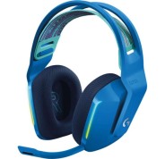 Logitech G733 Auriculares Gaming Inalambricos DTS 7.1 con Microfono - Tecnologia Lightspeed - Iluminacion RGB - Autonomia hasta 29h - Microfono Extraible - Almohadillas Acolchadas - Controles en Auricular - Color Azul