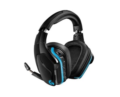 Logitech G935 Auriculares Gaming Inalambricos DTS 7.1 LightSync con Microfono - Iluminacion RGB - Autonomia hasta 12h - Microfono Plegable - Diadema Ajustable - Almohadillas Acolchadas - Controles en Auricular - Color Negro