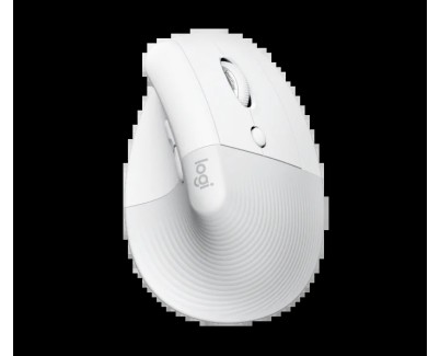 Logitech Lift Raton Vertical Bluetooth e Inalambrico USB 4000dpi - 5 Botones - Uso Diestro - Color Blanco