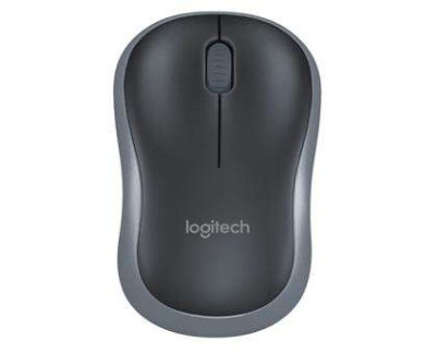 Logitech M185 Raton Inalambrico 1000dpi - 3 Botones - Uso Ambidiestro - Color Negro/Gris