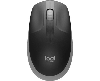 Logitech M190 Full Size Raton Inalambrico USB 1000dpi - 3 Botones - Gran Tama&ntilde;o - Uso Ambidiestro - Color Negro/Gris Claro