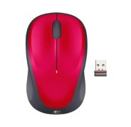 Logitech M235 Raton Inalambrico 1000dpi - 3 Botones - Uso Ambidiestro - Color Rojo