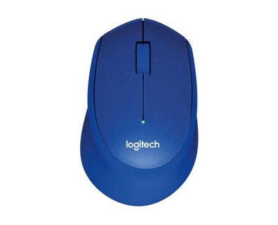 Logitech M330 Silent Plus Raton Inalambrico 1000dpi - Silencioso - 3 Botones - Uso Diestro - Color Azul