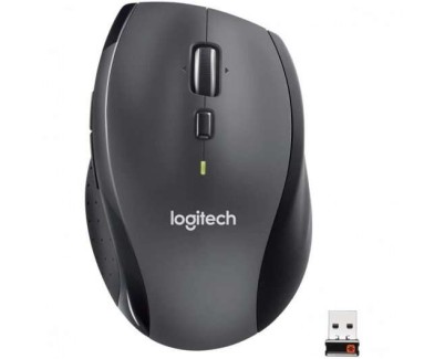 Logitech M705 Marathon Raton Inalambrico USB 1000dpi - 6 Botones - Uso Diestro - Color Negro/Gris Oscuro