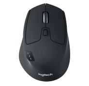 Logitech M720 Triathlon Raton Inalambrico Bluetooth 1000dpi - 7 Botones - Uso Diestro - Color Negro