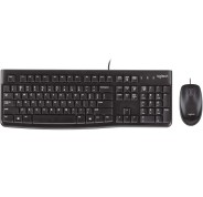 Logitech MK120 Pack USB Teclado + Raton 1000dpi 3 Botones - Uso Ambidiestro - Color Negro