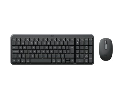 Logitech MK250 Compact Bluetooth Wireless Combo Pack Inalambrico + Raton - Uso Ambidiestro - Indicadores Led - Color Negro