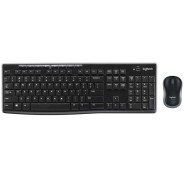 Logitech MK270 Pack Inalambrico USB Teclado Multimedia + Raton 1000dpi 3 Botones - Uso Ambidiestro - Color Negro