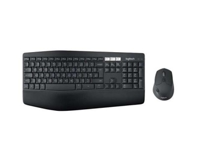 Logitech MK850 Performance Pack Inalambrico USB Teclado con Reposamuñecas + Raton 1000dpi 7 Botones - Uso Diestro - Color Negro