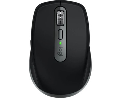 Logitech MX Anywhere 3s Raton Bluetooth 8000dpi - Multidispositivo - Personalizaciones Especificas de macOS - 5 Botones - Uso Diestro - Color Negro/Gris