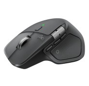 Logitech MX Master 4 Raton Inalambrico Avanzado - Sensor Darkfield 8K DPI - Desplazamiento MagSpeed 1000 Lineas por Segundo - Respuesta Haptica Personalizable Haptic Sense - Bluetooth y Logi Bolt - Color Grafito