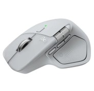 Logitech MX Master 4 Raton Inalambrico Avanzado - Sensor Darkfield 8K DPI - Desplazamiento MagSpeed 1000 Lineas por Segundo - Respuesta Haptica Personalizable Haptic Sense - Bluetooth y Logi Bolt - Color Gris