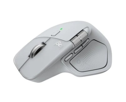 Logitech MX Master 4 Raton Inalambrico Avanzado - Sensor Darkfield 8K DPI - Desplazamiento MagSpeed 1000 Lineas por Segundo - Respuesta Haptica Personalizable Haptic Sense - Bluetooth y Logi Bolt - Color Gris