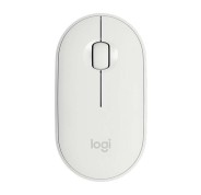 Logitech Pebble M350 Raton Inalambrico USB 1000dpi - 3 Botones - Uso Ambidiestro - Color Blanco