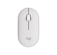 Logitech Pebble Mouse 2 M350s Raton Inalambrico USB 1000dpi - Multidispositivo - Uso Ambidiestro - Color Blanco