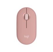 Logitech Pebble Mouse 2 M350s Raton Inalambrico USB 1000dpi - Multidispositivo - Uso Ambidiestro - Color Rosado