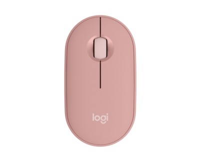 Logitech Pebble Mouse 2 M350s Raton Inalambrico USB 1000dpi - Multidispositivo - Uso Ambidiestro - Color Rosado