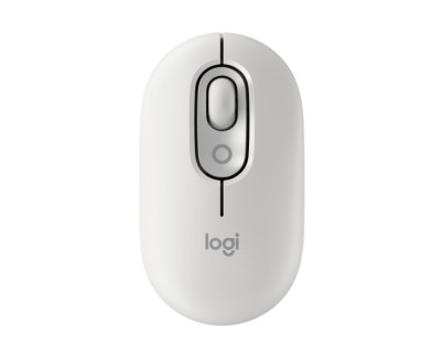 Logitech POP Mouse Raton Inalambrico 1000dpi - 4 botones - Multidispositivo - Color Blanco Crudo