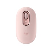 Logitech POP Mouse Raton Inalambrico 1000dpi - 4 botones - Multidispositivo - Color Rosado