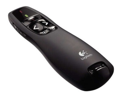 Logitech R400 Presentador Laser Inalambrico - Radio de Accion 15m - Color Negro