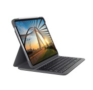 Logitech Slim Folio Pro Funda con Teclado Retroiluminado Bluetooth para iPad Pro 1ª y 2ª Generacion 11\" - On/Off Automatico - Escritura Comoda - Cierre Magnetico - Color Gris