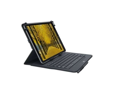 Logitech Universal Folio Funda con Teclado Inalambrico para Tablets de 9\" a 10\" - Bluetooth 3.0 - Color Negro