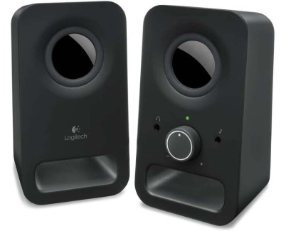 Logitech Z150 Altavoces Multimedia 2.0 6W - Entrada Jack 3.5mm - Toma de Auriculares - Cable de 1.80m - Color Negro