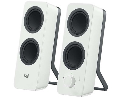 Logitech Z207 Altavoces 2.0 Bluetooth - 10W - Sonido Estereo - Entrada Jack 3.5 mm - Color Blanco