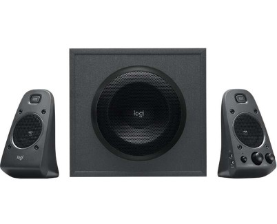 Logitech Z625 Altavoces 2.1 THX 140W - Subwoofer 260W - 2x Entradas Jack 3.5 mm - Entrada de Auriculares y RCA - Color Negro