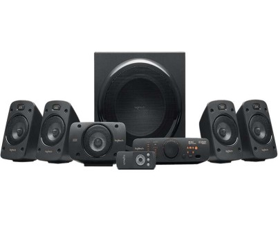 Logitech Z906 Sistema de Altavoces 5.1 THX 1000W - Subwoofer 165W - Dolby & DTS - Mando a Distancia - Color Negro