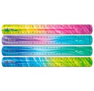 Maped Twist´n Flex Regla de Flexible 30cm - Irrompible - Doble Graduacion - Colores Degradados Aleatorios