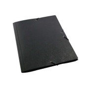 Mariola Carpeta A3 Carton Compacto Gofrado - Formato A3 - Medidas 37x50cm - Cierre con Goma Elastica - Color Negro