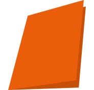 Mariola Pack de 50 Subcarpetas de Cartulina 180gr - Formato A4 - Color Naranja