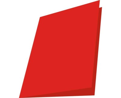 Mariola Pack de 50 Subcarpetas de Cartulina 180gr - Formato A4 - Ranura para Fastener - Color Rojo