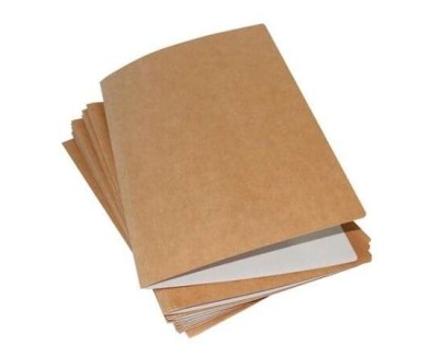 Mariola Pack de 50 Subcarpetas Kraft- Blanco 220gr - Formato Folio - Color Marron/Blanco