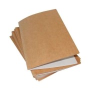 Mariola Pack de 50 Subcarpetas Kraft- Blanco 220gr - Formato Folio - Ranura para Fastener - Color Marron/Blanco