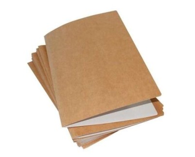 Mariola Pack de 50 Subcarpetas Kraft-Blanco - Formato A4 - Ranura para Fastener - Color Marron/Blanco