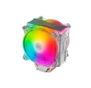 Mars Gaming Doble Ventilador CPU 120mm con Disipador - Iluminacion ARGB - Hasta 220W - Velocidad Max. 1600rpm - 6 Heatpipes