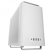 Mars Gaming MC-ELITE Minitorre Premium - Portabilidad \"Aluminum Grip & Stand\" - Flujo de Aire Mesh - 3 Ventiladores FDB Silenciosos - Conectividad Avanzada USB-C/3.0/2.0 - Color Blanco