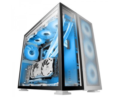 Mars Gaming MC-NOVA Caja Gaming - Aluminio Aeroespacial - Doble Cristal Templado - Soporte 12 Ventiladores - Estructura Modular - USB-C - Color Varios