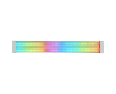 Mars Gaming MCA-16X/MCA-24X Tira de Iluminacion RGB - Efectos Personalizables - Silicona Duradera - Compatible con PCIe y 24 Pines - Bajo Consumo 5V 0.7A - Color Varios
