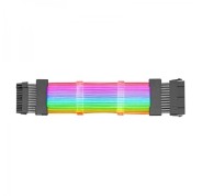 Mars Gaming MCA MCA-24 Extensor de Cable ARGB - 16 LEDs Personalizables - Fibra Optica Ultra Densa - Compatible con Asus Aura Sync y Mas - Cobre Puro AWG18 - Color Varios