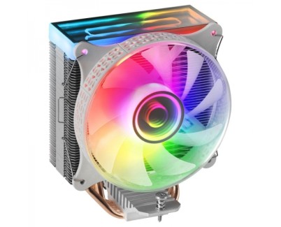 Mars Gaming MCPU-VR Disipador ARGB - Soporta CPUs hasta 180W - Doble Espejo Infinito - Amplia Compatibilidad Intel/AMD - Control Iluminacion ARGB - Color Varios