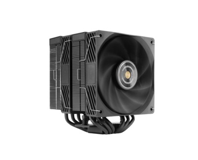 Mars Gaming MCPU-X26PRO Disipador CPU - Potencia TDP hasta 350W - 6 Tubos - 2 Ventiladores PWM de 120mm - 2300rpm - Cable Reductor de Ruido - Antivibracion - 122x122x158mm - Color Negro