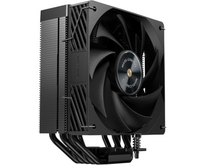 Mars Gaming MCPU-X5 Disipador CPU con 280W de Potencia - Ventilador PWM de 120mm - 5 Heatpipes HCT - Rendimiento Ultrasilencioso - Color Negro